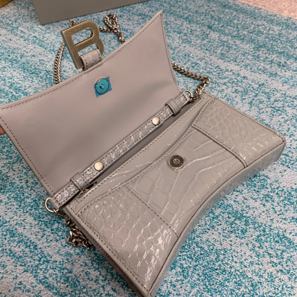 Ba*len*cia*ga  hourglass chain bag