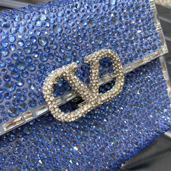 VALENTINO MINI VSLING HANDBAG WITH SPARKLING EMBROIDERY