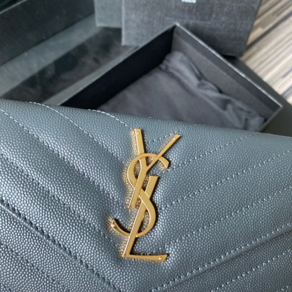 Y*L monogram large flap wallet