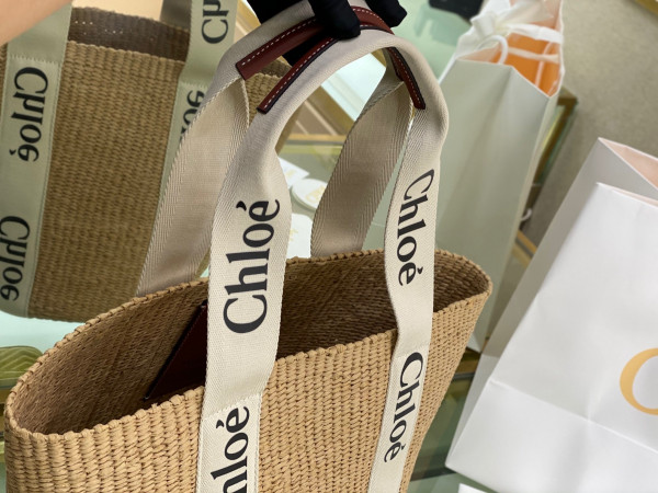 CHLOÉ large woody basket