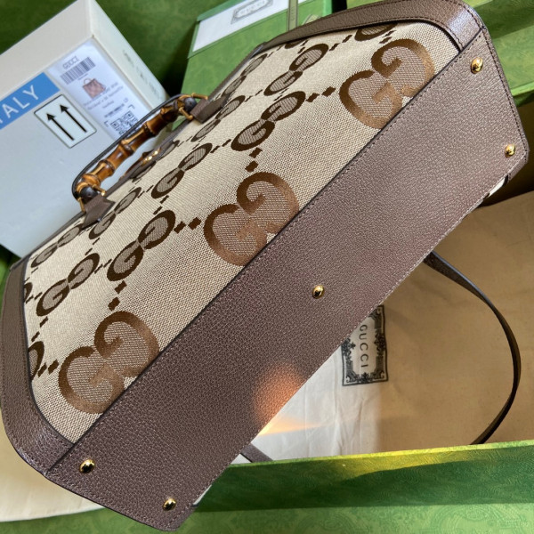 G*u*i diana medium tote bag with jumbo gg