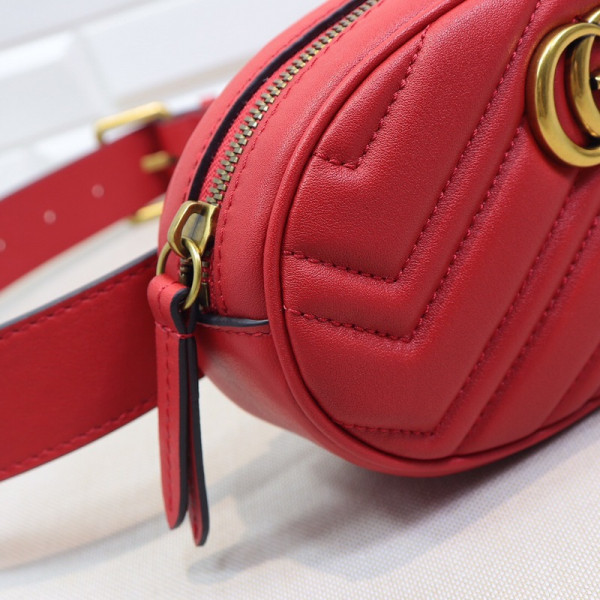 G*u*i gg marmont matelassé leather belt bag