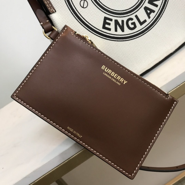 B**rry small logo graphic cotton canvas peggy bucket bag