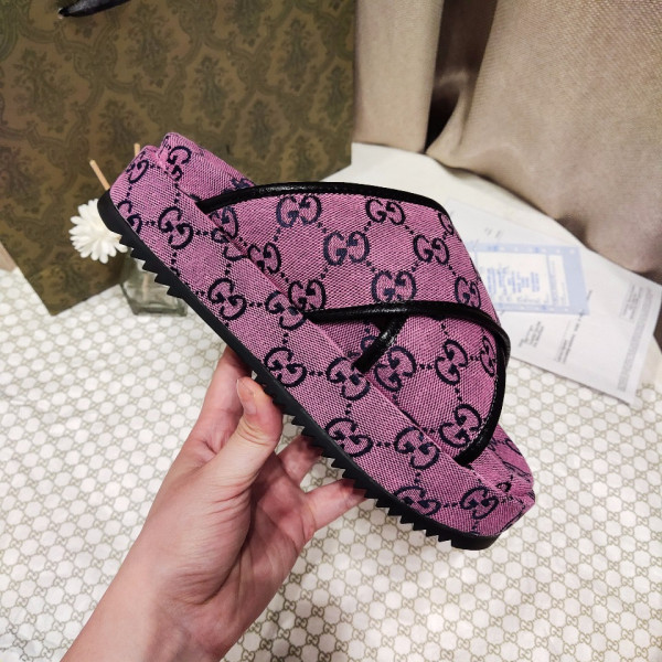 G*u*i gg multicolor platform sandal