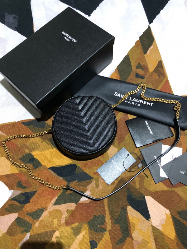 Y*L vinyle round camera bag