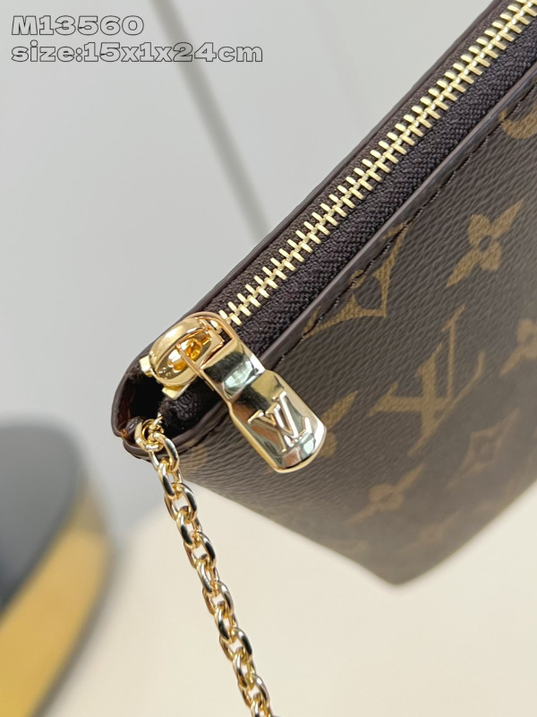 l0*is V*t0n key pochette m-15.5*1*24cm