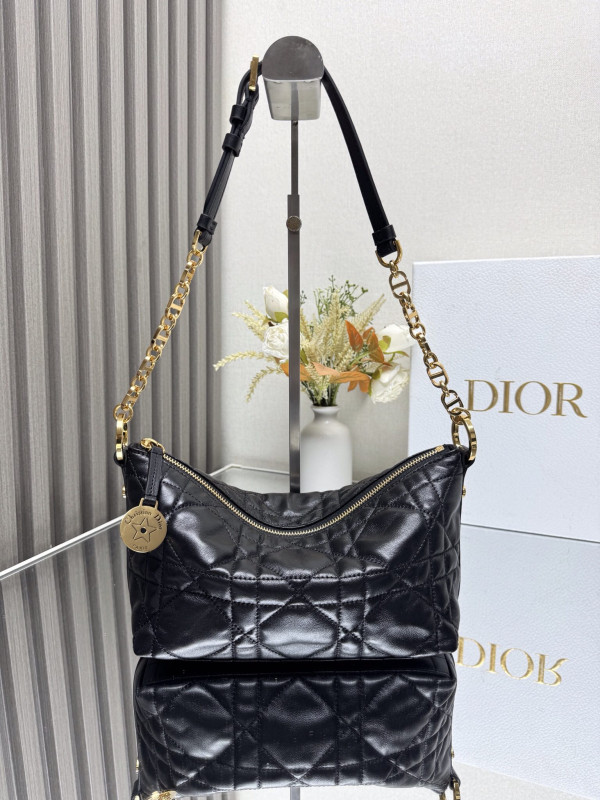 Dirostar Hobo Bag with Chain - 22*14.5*10CM