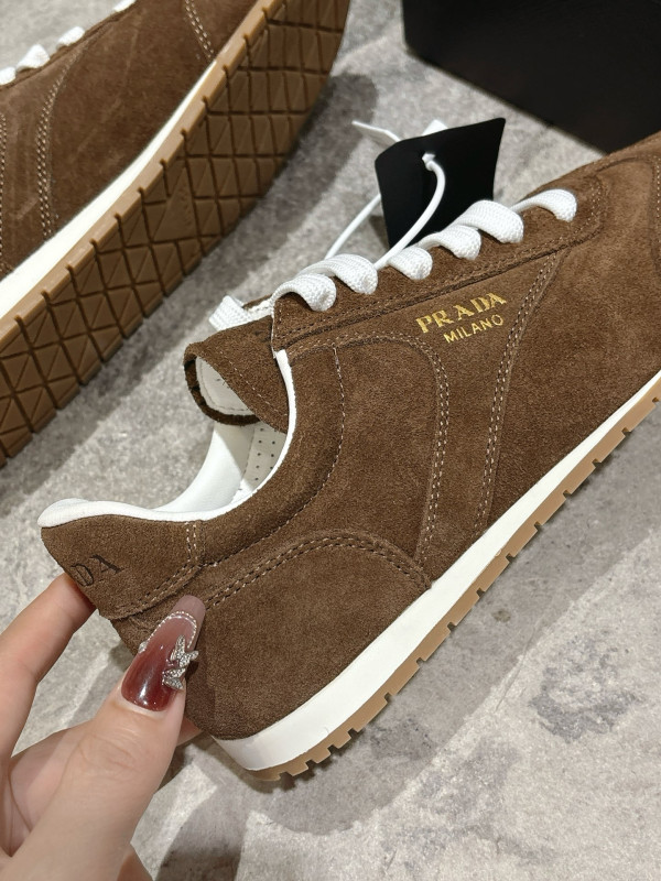 Pra*a montecarlo re-edition 2005 suede sneakers